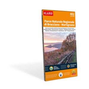 4Land n.402 Parco Naturale Regionale Bracciano-Martignano carta 1:25.000
