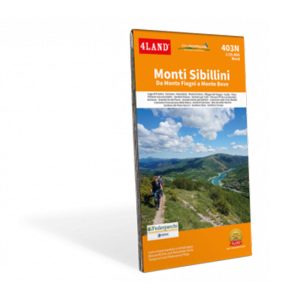 4Land n. 403 Monti Sibillini (Nord e Sud) carta 1:25.000