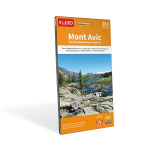 4Land n. 383 Mont Avic (Valli di Champocher e Chalamy) Carta topografica