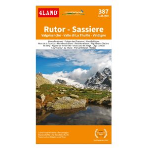 4Land  n. 387 Rutor-Sassière (Valgrisanche-Valle della Thuille-Valdigne) carta 1:25.000