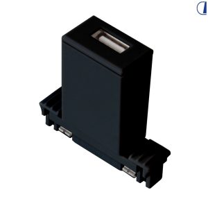 INSERTO PORTA USB NERO PER TRACK